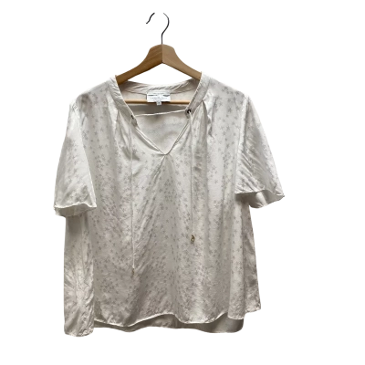 Veronica Maine Womens  Size 16 White Top