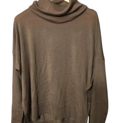 Serra Womens  Size 12 Roll Neck Jumper Khaki 