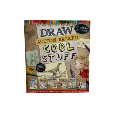 Draw Action Packed Cool Stuff Book Pack 