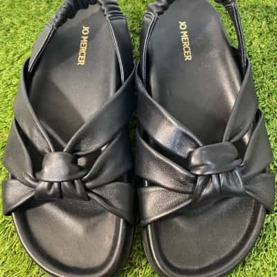 Jo Mercer Womens  Size 38 Black  sandals