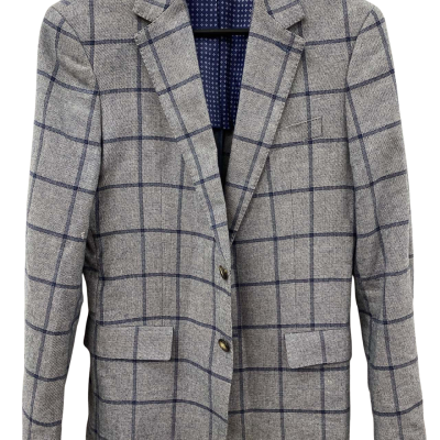 Country Road Mens  Size 38 Checked / Grey / Navy Blue 
