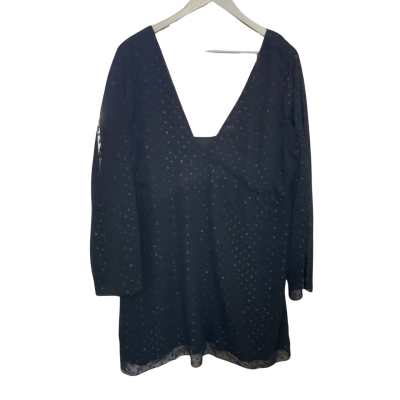 Atmos&Here Womens  Size 24 Cocktail Dress Black  