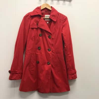 Espirit Womens  Size 6 Raincoat Red 