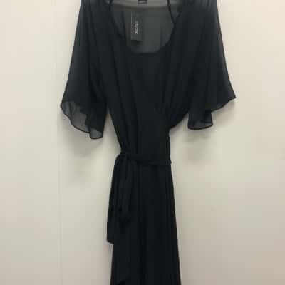 City Chic Womens  Size XS Midi Dress Black  BNWT$119
