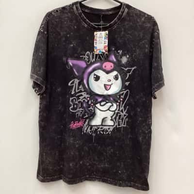 NEW Jay Jays Unisex  “hello Kitty” and friends Size XS T Shirt  Black  / Pattern 