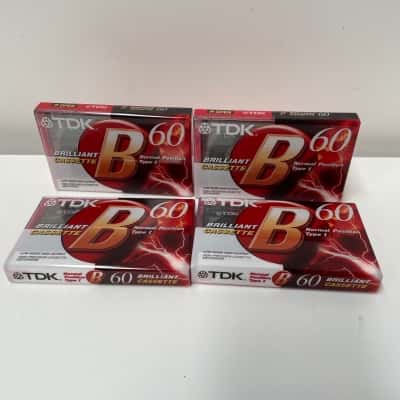 TDK new cassette 60 minute x4