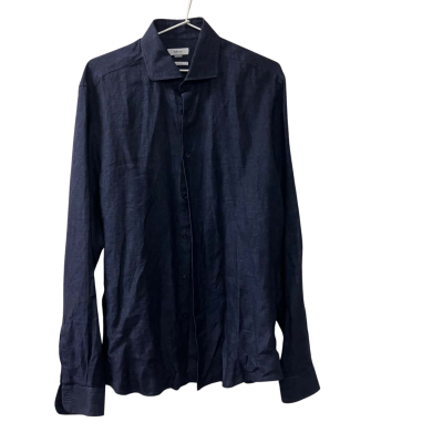 Reiss Mens  Size L Long Sleeve Shirt Blue 