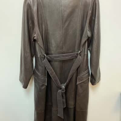 Debenhams Womens  Size 12 Trench Coat Brown 