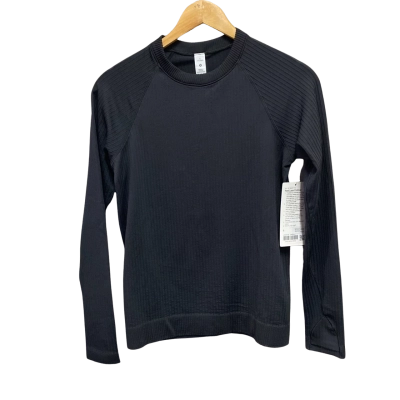 Lululemon Womens  Size 6 Rest Less Pullover Black  RRP $109