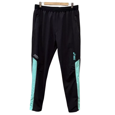 Asics Mens Size XL Black Tracksuit Pants  
