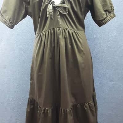 Morrison Womens Green Morrison dark green dress