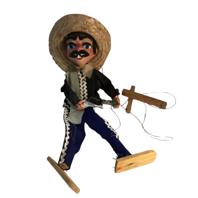 Vintage Mexican String Puppet 