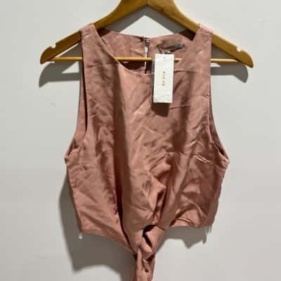 Sheike Womens  Size 12 Blouse / Sleeveless Top Nude 