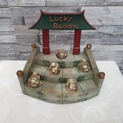 lucky buddha statue 5x small buddha