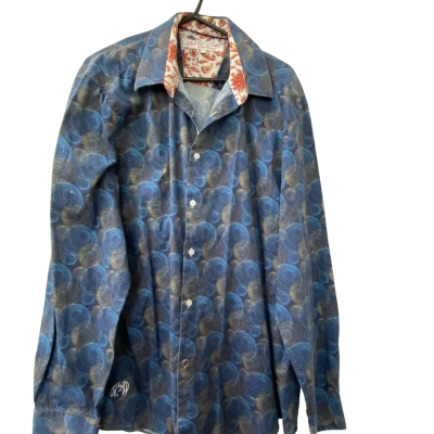 John Lennon  Size 4XL Polo Shirt  Blue 