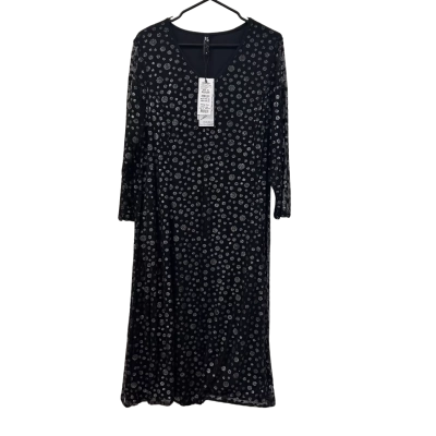 BRAND NEW TS VELOUR SPOT COCKTAIL DRESS. SIZE 18