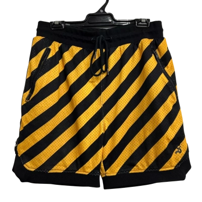 Saint Morta Mens Size M Black & Yellow Shorts