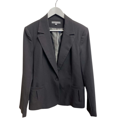 Liz Jordan Womens  Size 14 Open Jacket Grey Business Jacket