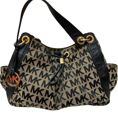 Michael Kors Womens Handbag Beige / Black  