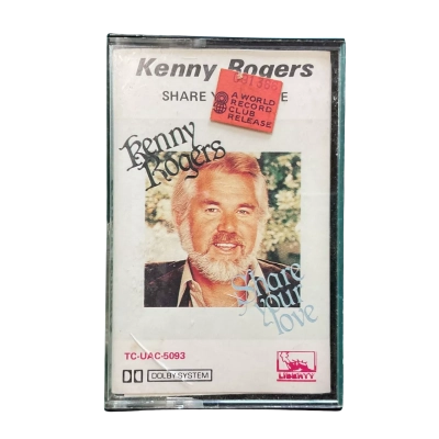 Vintage Kenny Rogers Share Your Love Cassette 
