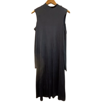 Blue Illusion Womens  Size S Navy Blue cold shoulder, long sleeve dress
