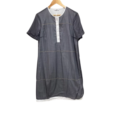 Peserico Womens  Size 44 Midi Dress Grey 