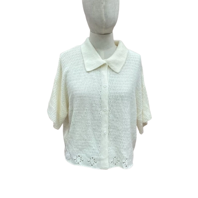 Tiger Mist Womens Size 8 Cream Janai Top