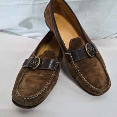 Coach Womens  Size 7 Loafers Brown 