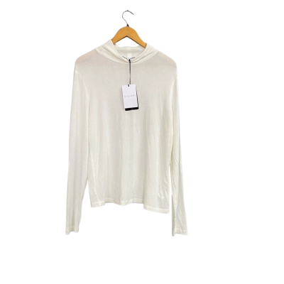 Witchery Women's High Neck Wool Blend Top Size XXL Chalk