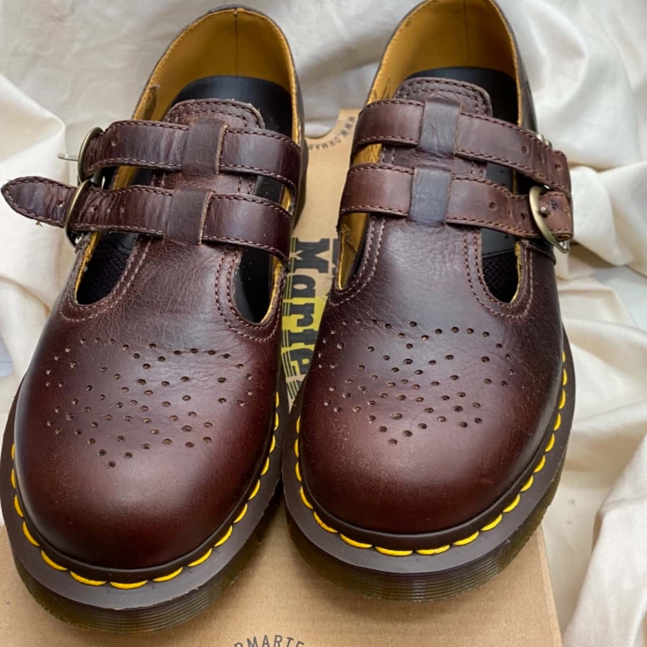 Dr Martens Ladies Shoes Size Dr Martens Polley, Black Buckle 