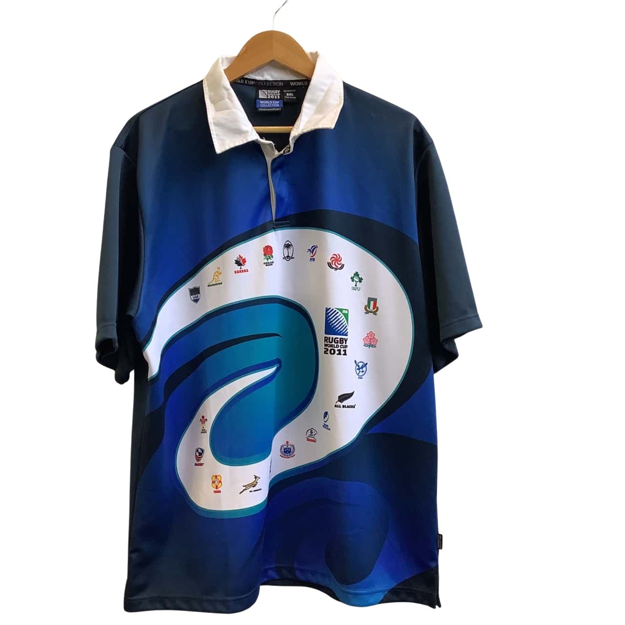 Rugby World Cup 2011 Mens Size 3XL TShirt Multicoloured (s)