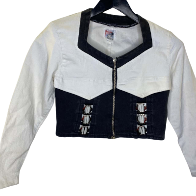  Womens  Jacket Size M Black  / White 