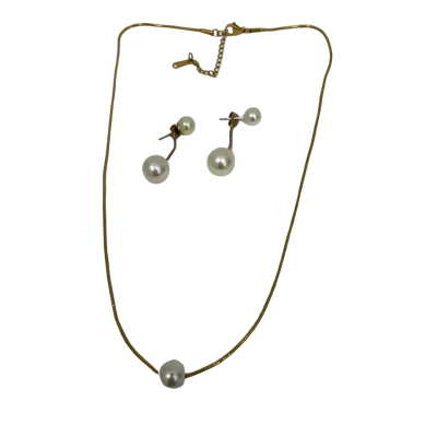 Unbranded Women's Costume Jewellery Necklace + Earrings SET