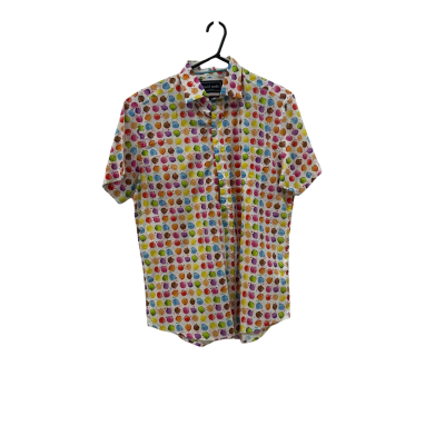 DAVID SMITH COLOURFUL ICE-CREAM SHIRT. SIZE S