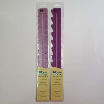 Birch Metal Paper Tearing Rulers No. 5 & 6