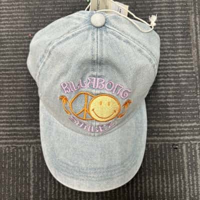 Billabong Womens  One Size Smiley Dad Cap Denim wash