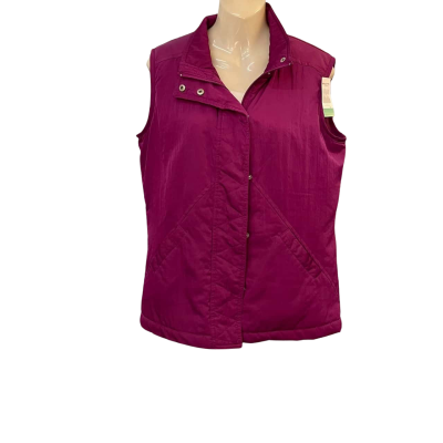 Black Pepper Womens  Size 10 Hooded Jacket / Vest Jacket / Winter Jacket Purple 