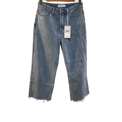 BNWT Assembly Label Womens  Size 10 Flared High-Waisted Jeans Blue RRP $100