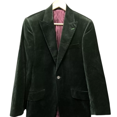 Vintage Thomas Pink Mens  Size 36 / S Suit Jacket Olive 