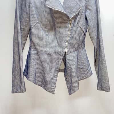 Willow Women’s Striped Peplum Blazer