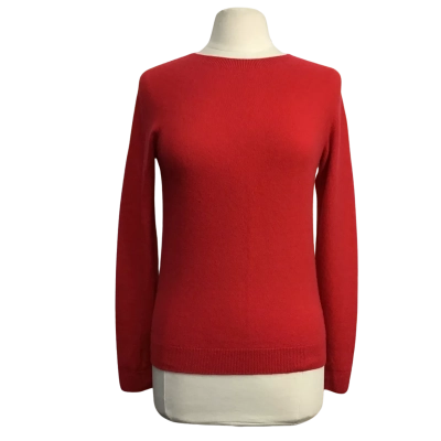 Uniqlo Womens  Size XS 100% Cashmere Red Jumper