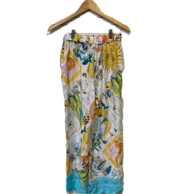 Seafolly Womens  Size XS White / Yellow Pants 