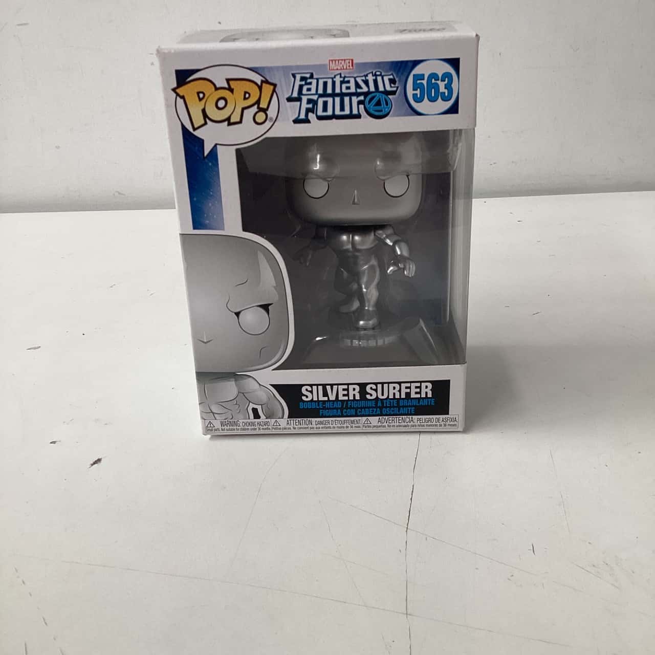 Funko Pop Marvel Fantastic Four Silver Surfer Vinyl Figure Number 563 Funko Pop Marvel Fantastic Four Silver Surfer Vinyl Figure Number 563