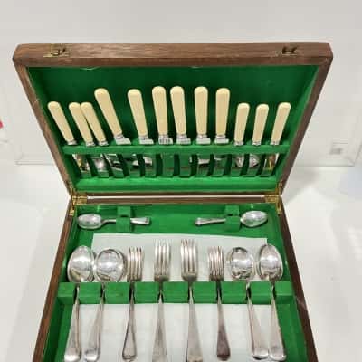 Vintage canteen civil plate cutlery Sheffield