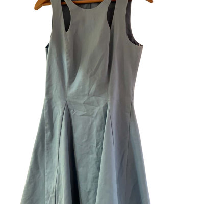 Wayne Cooper Womens  Size 10 Sleeveless Dress  Blue fully Lined Cotton