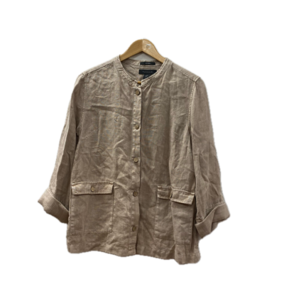 Tahari Mens Shirt  Size S Brown 
