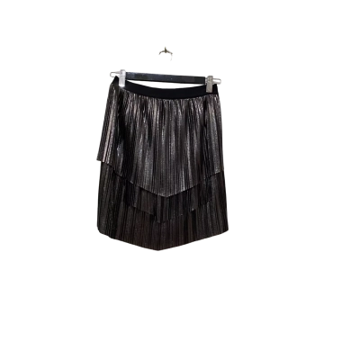 Bec & Bridge Womens  Size 6 Mini Skirt Dark Silver 