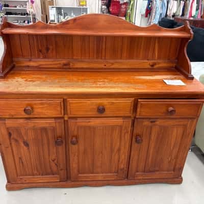 Wooden Buffet - On Wheels 