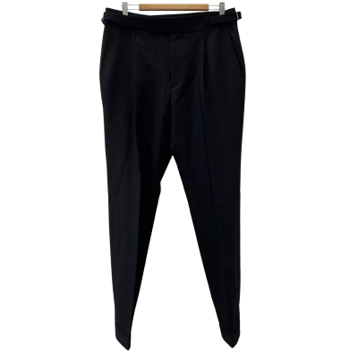 Suit Supply Mens Size 36 Black Wool Pants 