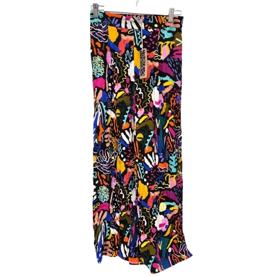 Gorman Womens  Size 8 Casual Pants / Wide Leg Pants Brown / Burnt Orange / Green / Multicoloured / Pattern / Pink  